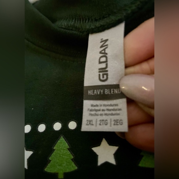 Post Malone Home Malone Sweatshirt Green 2xl Unisex Brand New Ugly Sweater - Picture 4 of 4